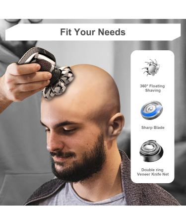 Ultimate 7D Head Shaver for Bald Men - 5 in 1 Waterproof Electric Shaving Kit with LED Display - Buy Online on GoSupps.com