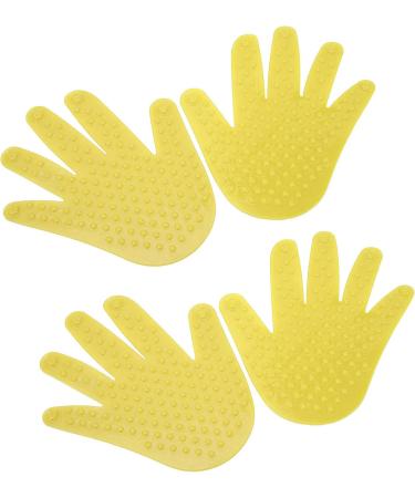 DKaony Handprint Marker - Durable Hand Shape Marker for Adult Muscle Training Lightweight & Tough - 2 Pairs in Yellow - International Shipping Available - Buy Online on GoSupps.com