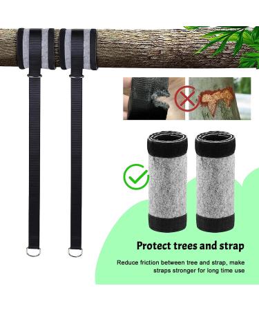 Saucer Tree Swing for Kids - 40 Inch, Green Disc Swing with Hanging Straps Kit, Tree Protector included - Outdoor Fun for Children - Buy Online on GoSupps.com