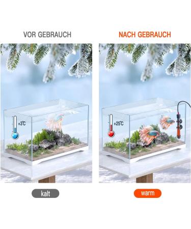 ESOEs 25W Waterproof Aquarium Heater with Thermostat - Ideal for Aquariums & Water Turtles Up to 30L - Buy Online on GoSupps.com