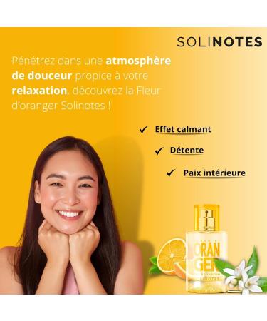 Solinotes Orange Blossom Perfume for Women & Men 1.7 Fl Oz/ 50 ML Eau De Parfum Delicate Floral and Soothing Scent with Premium Ingredients - Clean Perfume Cruelty Free Vegan Made in France - Buy Online on GoSupps.com