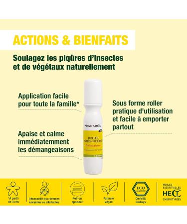 Pranar m Aromapic After-Sting Soothing Gel Organic 15ml - Best Natural Relief for Insect Bites | International Shipping Available - Buy Online on GoSupps.com