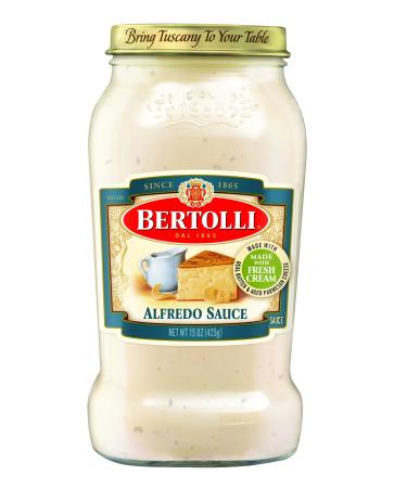 Bertolli Creamy Basil Alfredo Sauce, 15 Ounce