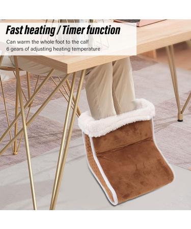6-Stage Heating Foot Heater Pad - Soft Inner Lining & Timer for Cold Weather Relief | International Shipping Available - Buy Online on GoSupps.com