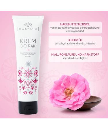 ROSADIA Vegan Hand Cream - 100ml | Natural Moisturizer for Soft Skin | Shop Internationally - Buy Online on GoSupps.com