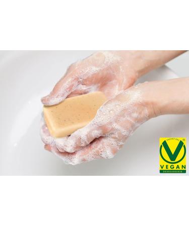 SOHO Naturkosmetik "Ivory" Facial Soap for Sensitive Skin Vegan Facial Cleansing with Shea Butter and Healing Chalk Solid Soap - Buy Online on GoSupps.com