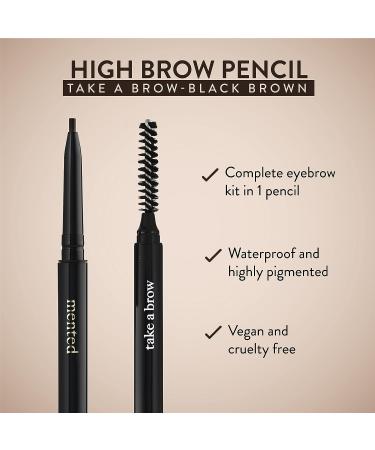 Mented Cosmetics Take A Brow Kit | Eyebrow Pencil, Stencil & Brush | Natural Looking Brows | All Day Wear | Cruelty-Free - Buy Online on GoSupps.com
