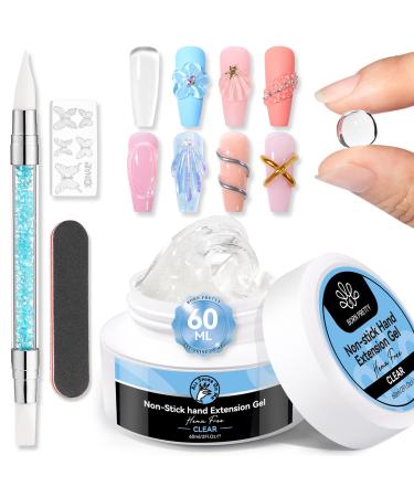 Born Pretty Born Pretty Clear Reconstruction Gel Solid Nail Extension Gel Non Sticky for Hands