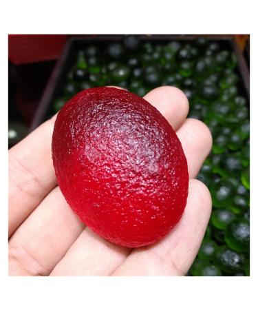Natural Crystal Rough 15-20g Red Moldavite Czech Meteorite Impact Glass Rough Stone Crystal Energy Stone
