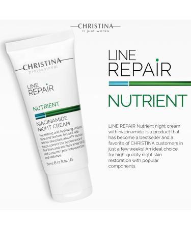 Line Repair Niacinamide Night Cream | Best Night Cream for Combination Normal & Dry Skin | 60 ml - Buy Online on GoSupps.com