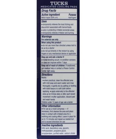 Blistex Tucks Multi-Care Relief Kit Local Anesthetic Protectant Cream and Witch Hazel Pads 0.5 oz Tube with 40 Pad Jar (Pack of 3) - Buy Online on GoSupps.com