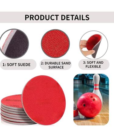 RUNRAYAY Round Bowling Sanding Pad Resurfacing Polishing Kit - 500 Grit (6PCS/12PCS) | Bowling Ball Cleaning Set - Buy Online on GoSupps.com