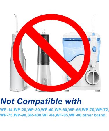 Flosser Replacement Tips for Waterpik Water Flosser Plaque Seeker Replacement Tips Compatible with Waterpik Water Flossers and Other Brand Oral Irrigators Plaque Remove Brisles Tips(6-Pack) 6 Plaque Seeker Tips - Buy Online on GoSupps.com