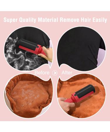 71Nmly Pet Hair Remover Roller - Reusable Lint Roller for Cat and Dog Hair Removal - Furniture & Carpet Hair Remover Brush - Red - Buy Online on GoSupps.com
