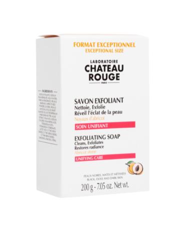 Laboratoire Ch teau Rouge CH TEAU ROUGE LABORATORY - Apricot Kernel Exfoliating Soap - solid soap - Smooth and Radiant Skin - apricot kernel extracts - Face and Body - 200g