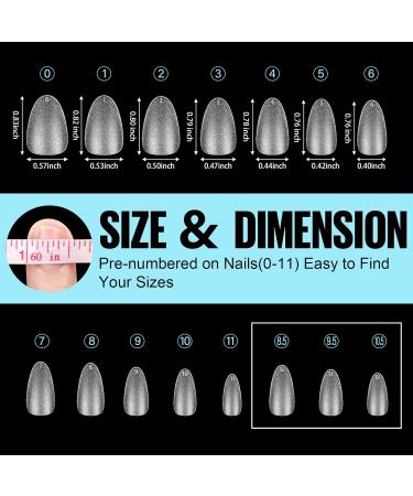 TOMICCA Nail Extension Kit - 4 In 1 Nail Glue and Base Gel with 150Pcs Short Almond Nails - Easy DIY Nail Art Acrylic Kit for Women and Girls - Buy Online on GoSupps.com