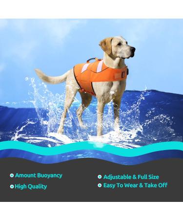Buy Cit toile Adjustable Dog Life Jacket - Buoyant Sports Swim Vest for Small Medium & Large Dogs - Ideal for Safe Swimming - Buy Online on GoSupps.com