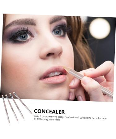 Mipcase 4pcs Concealer Pen Eraser Concealer Cover up Makeup Concealer Eye Circle Make up Concealer Stick 1 ml (Pack of 1) Assorted Color - Buy Online on GoSupps.com