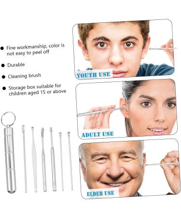 HAKIDZEL Ear Wax Removing Tool Earwax Cleaner Kit with Non-Slip Design for Comfortable and Safe Ear Cleaning and Portable for Daily Use - Buy Online on GoSupps.com