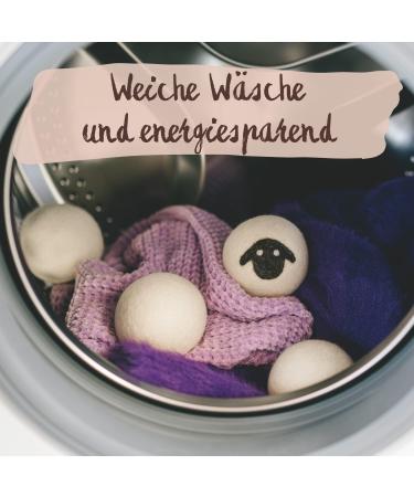 Buy Lahela XXL Dryer Balls (8cm) - 6 Pack with Lavender Oil - T V Certified 100% New Zealand Wool for Soft Fresh Laundry & Energy Savings - Buy Online on GoSupps.com