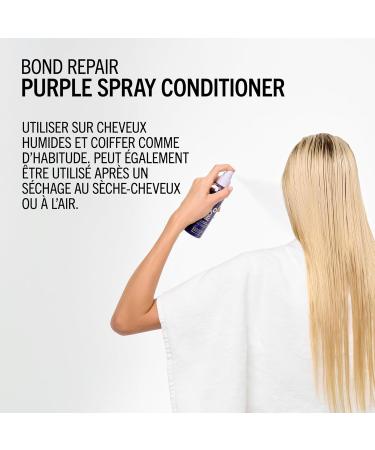 Schwarzkopf Professional BLONDME Bond Repair Purple Spray Conditioner Sans Rin age Neutraliser Sous Tons Jaunes Cheveux Color s claircis D color s D m lant Et Nourissant 150 ml - Buy Online on GoSupps.com