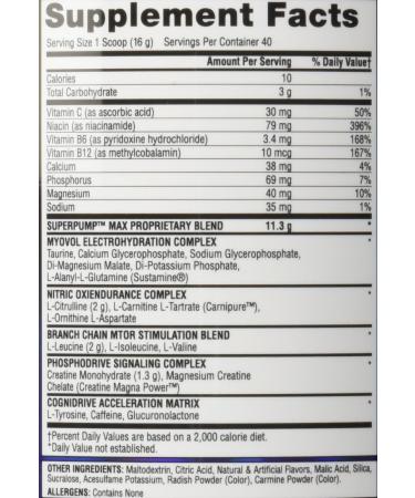 Gaspari Nutrition Superpump Max Watermelon 1.41-Pounds Dietary Supplement Watermelon 1.41 Pound (Pack of 1) - Buy Online on GoSupps.com