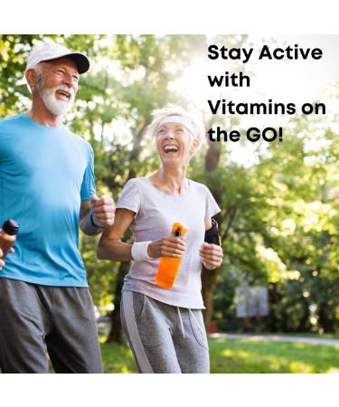 Aderogripa Immune Support Vitamins C A & D | Liquid Supplement | 10 Natural Orange Flavor Ampoules | Boost Your Immune System | Box of 10 x 10ml Ampoules | Suplemento en Ampolletas - Buy Online on GoSupps.com