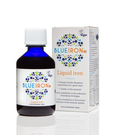 Liquid Mineral Supplement Iron Nordic Blueberries Full of Beneficial antioxidants