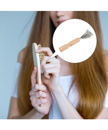 Operitacx Lot de 2 Peignes de Nettoyage pour Cheveux Manche en Bois et Peigne M tallique Outil pour Enlever Poils et Salet s Adapt Salon et Usage Domestique Nettoyage Pr cis des Brosses - Buy Online on GoSupps.com