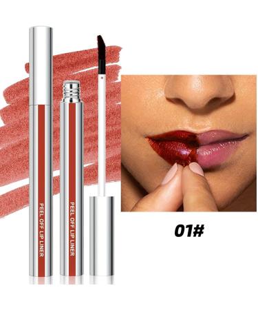 Peel-off liquid lip tint lip color moisturizing matte lip tint 3x rich color non-sticky application long-lasting lipliner cosmetic makeup vibrant shade - Buy Online on GoSupps.com