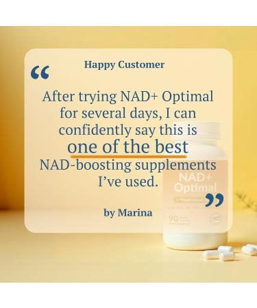 OPTINOURISH NAD+ Optimal NAD Supplement 500mg NR Pterostilbene & More Doctor-Formulated Boosts Energy & Vitality High Absorption Made in USA cGMP 90 Capsules - Buy Online on GoSupps.com