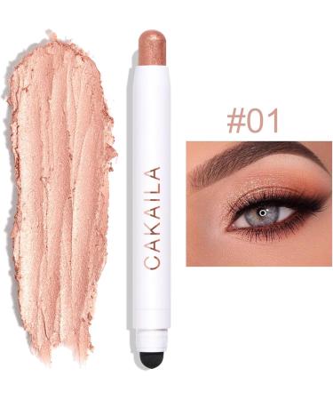  HMME 12-color eyeshadow pencil set glitter eyeliner pencil pearly eyeliner highlighter pearly eyeshadow stick long-lasting and waterproof - Buy Online on GoSupps.com