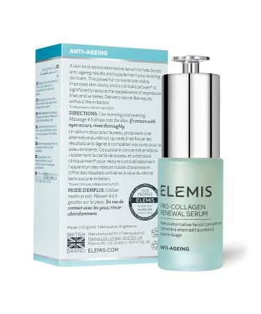 ELEMIS Pro-Collagen Renewal Serum | Retinol Alternative for Firming & Wrinkle Reduction | 15 mL - Buy Online on GoSupps.com