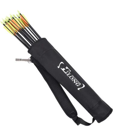 EOUS Youth Archery Arrow Holder Quiver - Hip & Back Waist Side Clip Arrows Bag in Black - Buy Online on GoSupps.com