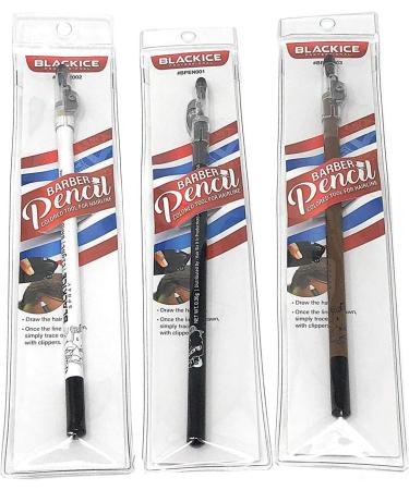 Black Ice Spray Barber Pencil - Pack of 3 | Professional Hair Styling Tool - Buy Online on GoSupps.com