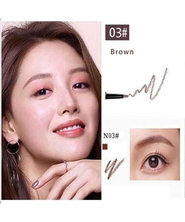 Beginner Eyebrow Eyebrow Long Rotation Automatic Pencil Brush Eyeshadow 50 Sent Items (C One Size) 1 count (Pack of 1) C - Buy Online on GoSupps.com