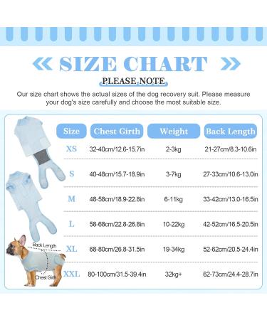Hjumarayan Dog Body After Op - Breathable Castration Medical Suit for Small to Large Dogs - Sky Blue XL - Buy Online on GoSupps.com
