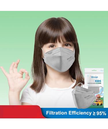 10/50/100Pcs Children's Face Shield Breathable 4-Layer Protective Face Cover with Elastic Earloop 50pcs-b One Size - Buy Online on GoSupps.com