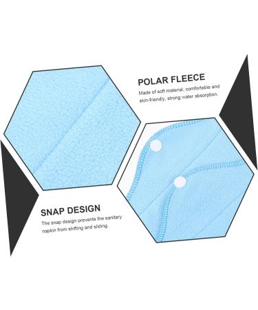 Beavorty Women's Reusable Cloth Pads - 6-Pack Polar Trap Fabric Leak-Proof Microfiber Menstrual Swords - Buy Online on GoSupps.com