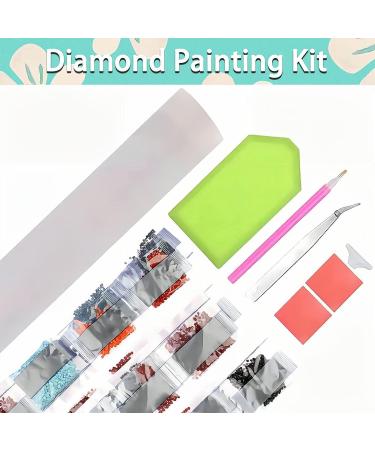 Stitch Diamond Painting Kit - DIY 5D Full Drill Square Art for Relaxation and Home Decor - Blue Stitch 12x16inch - Buy Online on GoSupps.com