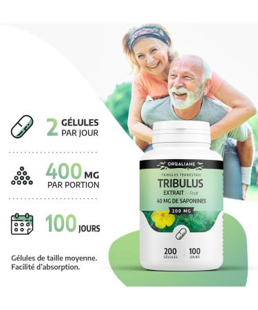 Tribulus 200mg - 200 capsules - Buy Online on GoSupps.com