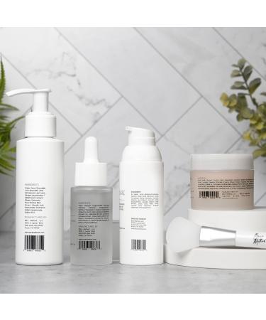 Buy Perfecting 4 Step Skincare Kit - Full Size Cleanser Serum Moisturizer & Facial Mask - Luxury Skincare for Women - Brighten Hydrate Renew & Protect - International Shipping Available - Buy Online on GoSupps.com