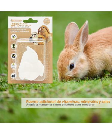 BPS 2X Calcium Block for Rabbits and Rodents Teeth Grinding Natural Calcium Block Basic Supplement BPS-4128 * 2 - Buy Online on GoSupps.com