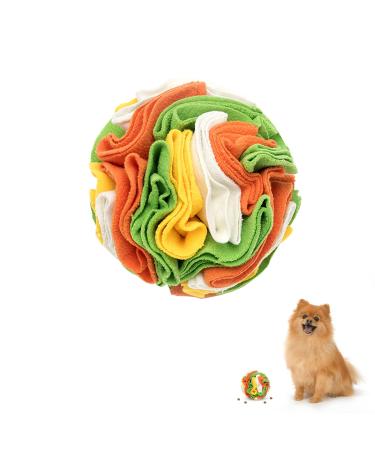 Sniffed ball for dogs sniffing car sniffing toys interactive dog toys intelligence toys washable feed mat smell training stress relief for small medium-sized dogs pet 15cm colouben-2-15cm