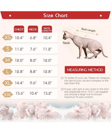 Hairless Cat Cotton Clothing - Breathable Summer T-Shirts & Striped Vests for Sphynx Cornish Rex & Devon Rex | Soft Skin-Friendly Cat Pajamas (L 7.7-8lbs) - Shop Now! - Buy Online on GoSupps.com