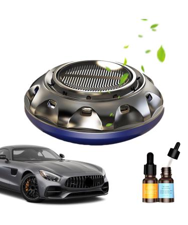 Auto -air diffuser |Solar-operated rotating car diffuser |Self-structuring auto therapy durable car diffuser for car SUV truck blue