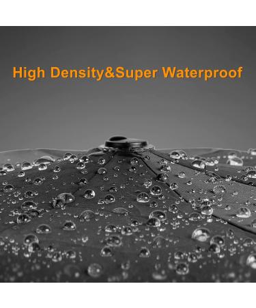 Lejorain Collapsible Compact Travel Umbrella - Black Double Canopy, Windproof, Portable, Red Reinforced Fiberglass Frame - Rain Umbrella for Adults - Buy Online on GoSupps.com