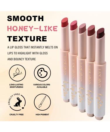 Shop Lip Balm Click Slick - Honey Melting Lip Glow Oil | Moisturizing Long-lasting Lip Plumper with Coconut Oil (04 Apple) - International Shipping Available - Buy Online on GoSupps.com