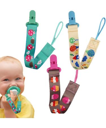 Lingjiong Baby Pacifier Clips | Soft Bite Rings for Babies Toddlers & Kids - Durable Pacifier Straps & Toy Clips - International Shipping Available - Buy Online on GoSupps.com