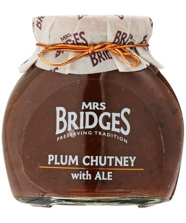 Mrs Bridges Plum Chutney with Ale - 10oz | Delicious Gourmet Condiment - Buy Online on GoSupps.com